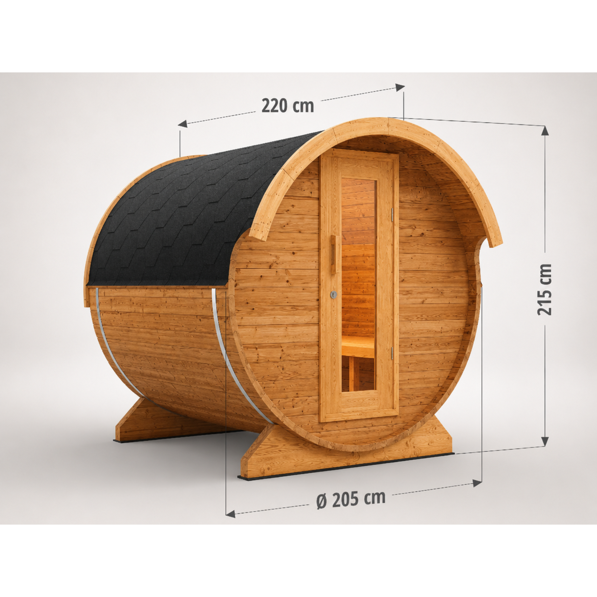 Fasssauna Core — Deine Premium Gartensauna