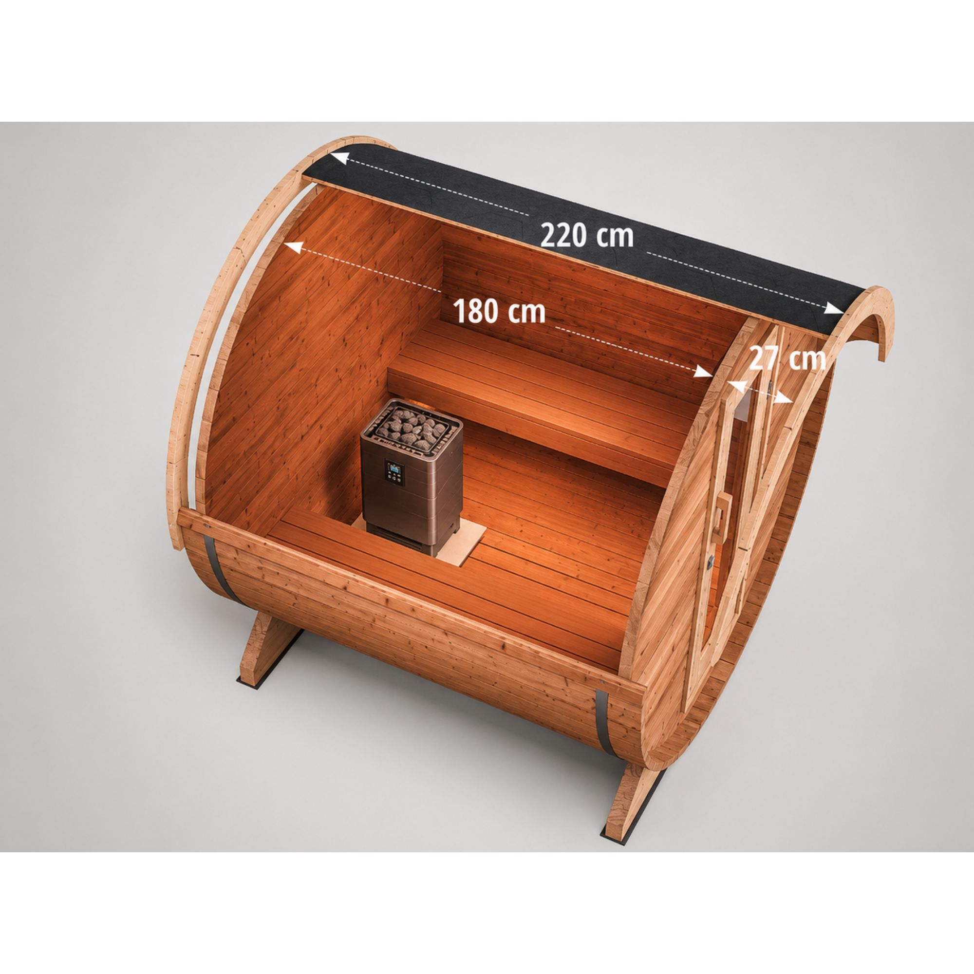 Fasssauna Core — Deine Premium Gartensauna