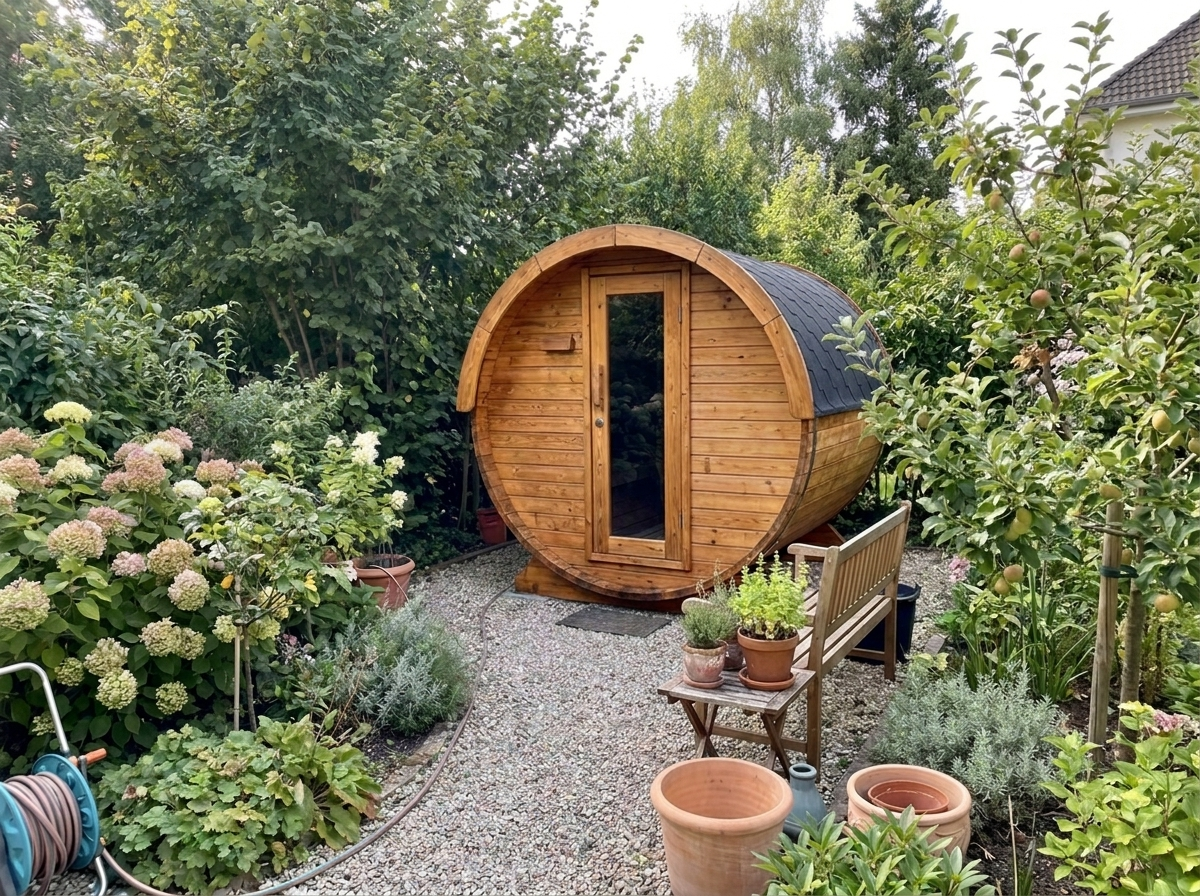 Fasssauna Core — Deine Premium Gartensauna