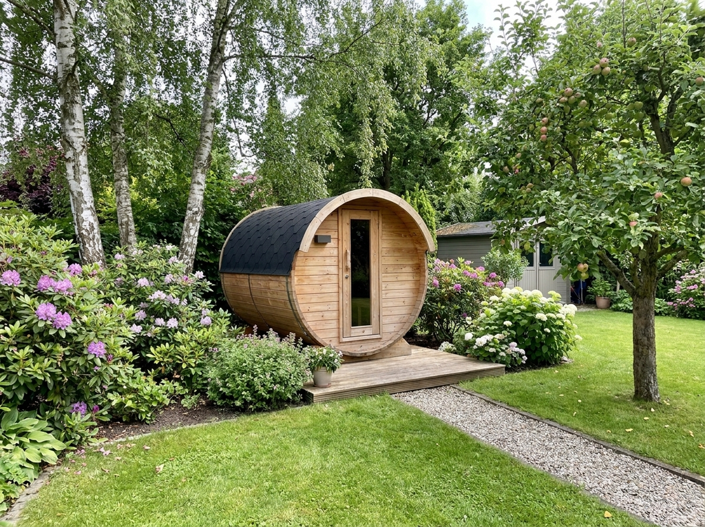 Fasssauna Core — Deine Premium Gartensauna